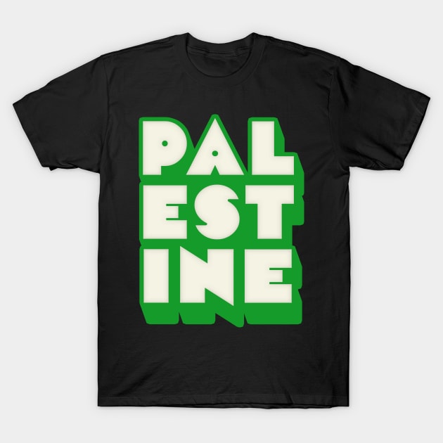 Palestine //// Retro Style Design T-Shirt by DankFutura